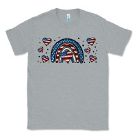 Heather Grey american flag rainbow 16oz libbey cup Classic Tee - HRA Design Shop
