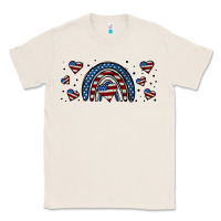 Natural american flag rainbow 16oz libbey cup Classic Tee - HRA Design Shop