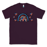 Plum american flag rainbow 16oz libbey cup Classic Tee - HRA Design Shop