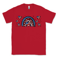 Red american flag rainbow 16oz libbey cup Classic Tee - HRA Design Shop