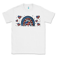 White american flag rainbow 16oz libbey cup Classic Tee - HRA Design Shop