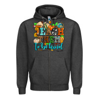 Charcoal Heather teach them to be kind with pumpkins and fall Zipper Hoodie - AdoDesignShop