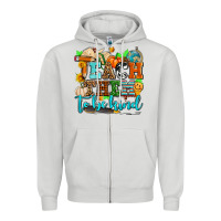 Dove Grey teach them to be kind with pumpkins and fall Zipper Hoodie - AdoDesignShop