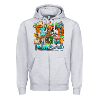 Heather Grey teach them to be kind with pumpkins and fall Zipper Hoodie - AdoDesignShop