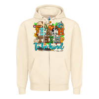 Sandshell teach them to be kind with pumpkins and fall Zipper Hoodie - AdoDesignShop