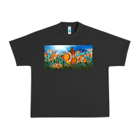 Pigment Black clown fish  license plate Urban Heavy Tee - BarkalooDesign