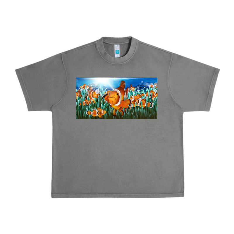 Clown Fish  License Plate Urban Heavy Tee by BarkalooDesign | Teevron