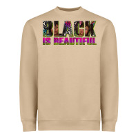 Mushroom black is beautiful neon Heavyweight Sweatshirt - texasbilliewilder