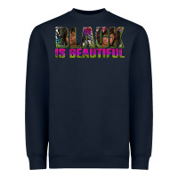 Navy black is beautiful neon Heavyweight Sweatshirt - texasbilliewilder