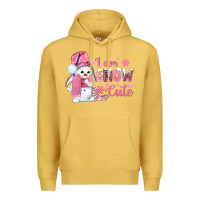Antique Gold i am snow cute pink bbs Premium Hoodie - BundleAndBundleShop