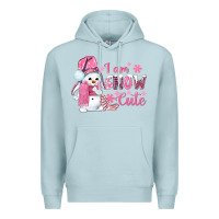 Blue Mist i am snow cute pink bbs Premium Hoodie - BundleAndBundleShop