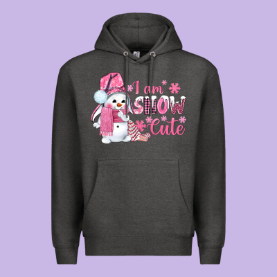 I Am Snow Cute Pink Bbs Premium Hoodie Designed By Bundleandbundleshop