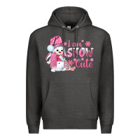 Charcoal Heather i am snow cute pink bbs Premium Hoodie - BundleAndBundleShop