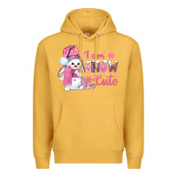 Mustard i am snow cute pink bbs Premium Hoodie - BundleAndBundleShop