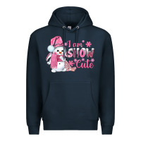 Navy i am snow cute pink bbs Premium Hoodie - BundleAndBundleShop