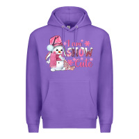 Purple i am snow cute pink bbs Premium Hoodie - BundleAndBundleShop