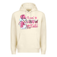 Sandshell i am snow cute pink bbs Premium Hoodie - BundleAndBundleShop