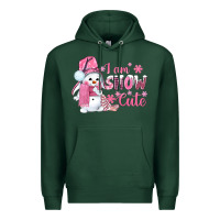 Sports Green i am snow cute pink bbs Premium Hoodie - BundleAndBundleShop