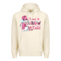 Tofu i am snow cute pink bbs Premium Hoodie - BundleAndBundleShop