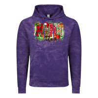 Cloud Purple mama claus Vintage Hoodie - Zillion Design Studio