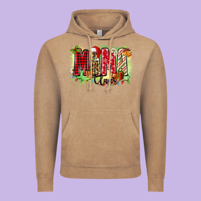 Mama Claus Vintage Hoodie Designed By Zillion Design Studio