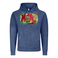 Vintage Denim mama claus Vintage Hoodie - Zillion Design Studio