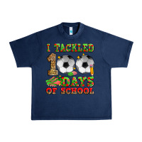 Navy i tackled 100 days of school soccer Urban Heavy Tee - Zillion Design Studio