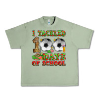 Oil Green i tackled 100 days of school soccer Urban Heavy Tee - Zillion Design Studio