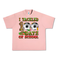 Salmon i tackled 100 days of school soccer Urban Heavy Tee - Zillion Design Studio