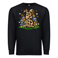 Black western floral bunny Premium Sweatshirt - MaliasSmallBusiness