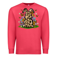 Cardinal western floral bunny Premium Sweatshirt - MaliasSmallBusiness