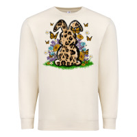 Sandshell western floral bunny Premium Sweatshirt - MaliasSmallBusiness