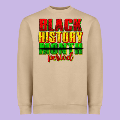 Heavyweight Sweatshirt black history month period juneteenth