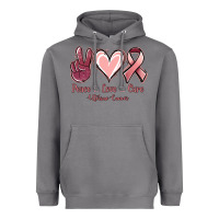 Storm Peace Love Cure Uterine Cancer Heavyweight Hoodie - Jasminsmagicworld