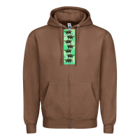 Chestnut dinosaur ankylosaurus pen wrap Zipper Hoodie - Artiststas
