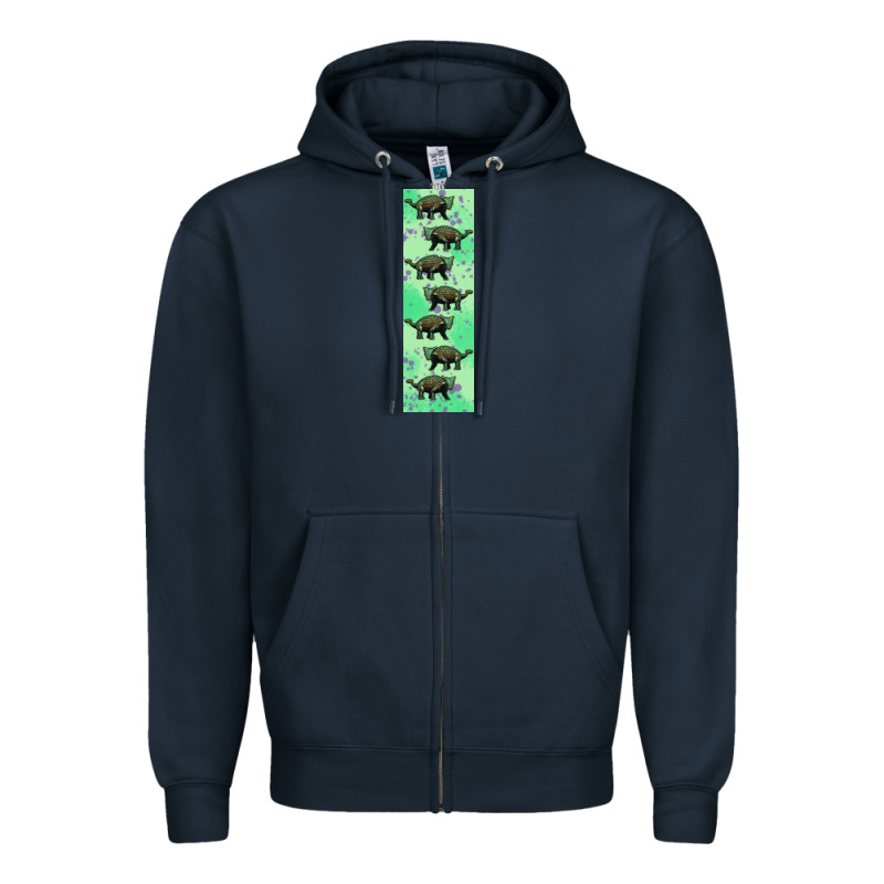 Dinosaur Ankylosaurus Pen Wrap Zipper Hoodie by Artiststas | Teevron
