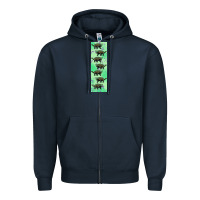 Navy dinosaur ankylosaurus pen wrap Zipper Hoodie - Artiststas