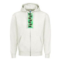 Oatmeal Heather dinosaur ankylosaurus pen wrap Zipper Hoodie - Artiststas