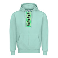 Seafoam dinosaur ankylosaurus pen wrap Zipper Hoodie - Artiststas