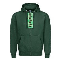 Sports Green dinosaur ankylosaurus pen wrap Zipper Hoodie - Artiststas