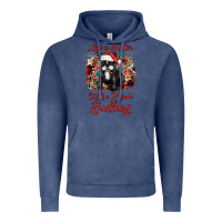 Vintage Denim christmas life is better with a french bulldog Vintage Hoodie - JahusDesignShop