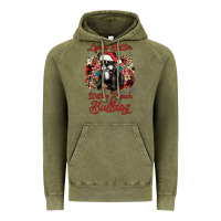 Vintage Olive christmas life is better with a french bulldog Vintage Hoodie - JahusDesignShop