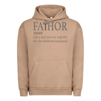 Pigment Burro Fa-Thor Like Dad Just Way Mightier Urban Hoodie - Bettercallsaul