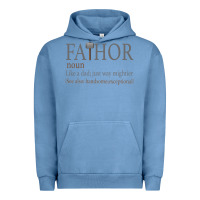 Pigment Pebble Blue Fa-Thor Like Dad Just Way Mightier Urban Hoodie - Bettercallsaul