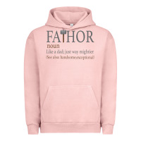 Pigment Salmon Fa-Thor Like Dad Just Way Mightier Urban Hoodie - Bettercallsaul