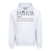 White Fa-Thor Like Dad Just Way Mightier Urban Hoodie - Bettercallsaul