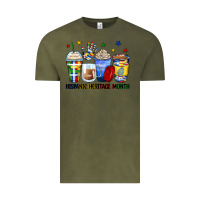 Vintage Olive hispanic heritage month coffee cups Vintage Tee - Zillion Design Studio