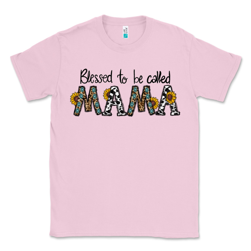 Blessed To Be Called Mama Classic Tee by CowhideDigitalArt | Teevron