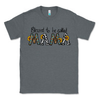 Charcoal Heather blessed to be called mama Classic Tee - CowhideDigitalArt