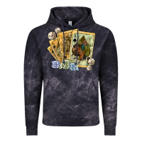 Cloud Black western rodeo playing cards tbw Vintage Hoodie - texasbilliewilder